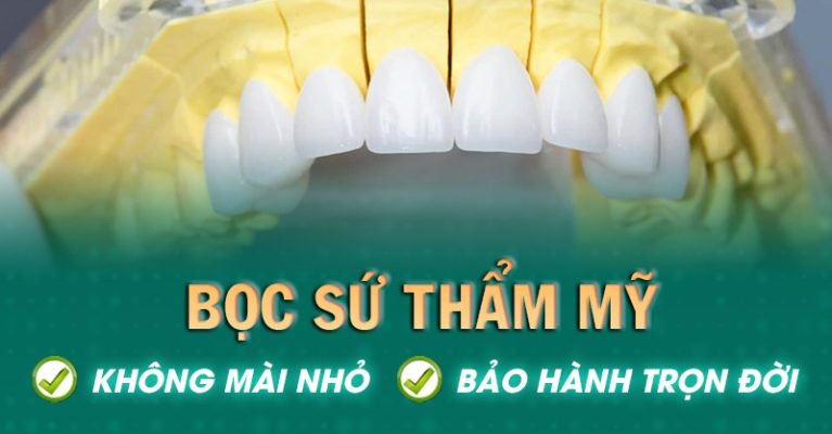 Bọc răng sứ không mài nhỏ chỉ có tại HELIA